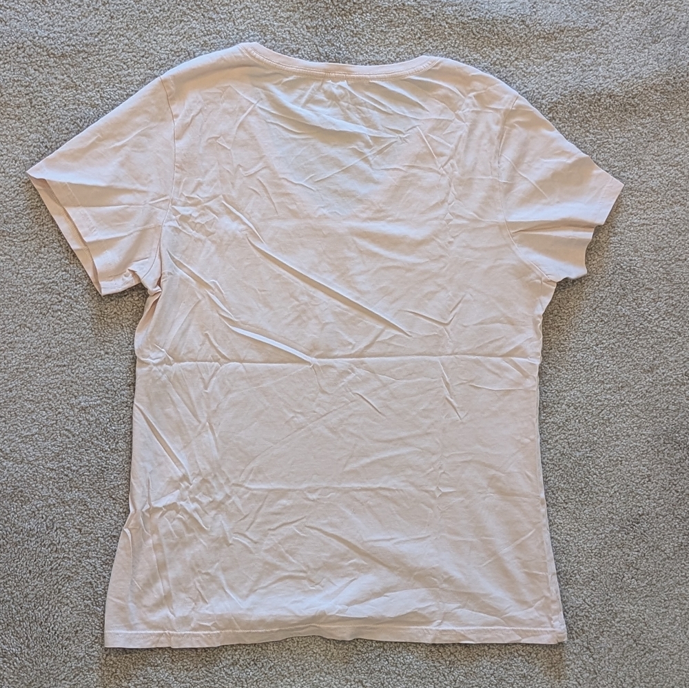 Pact Women's 100% Cotton Short Sleeve Tee, Light Pink, Size M - Picture 4 of 4